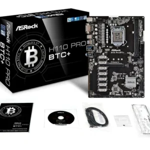 ASRock H110 Pro BTC+ 13GPU Mining Motherboard CryptoCurrency Bitcoin Antminer