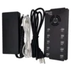 Bitcoin 10 Port Powered USB Hub ONLY 120W 12V 10A, FOR Compac F, NewPac, Antminer, Moonlander - USB with power cable